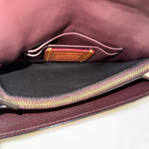 Coach Clutch With Leather Sequin - Picture 9 of 11